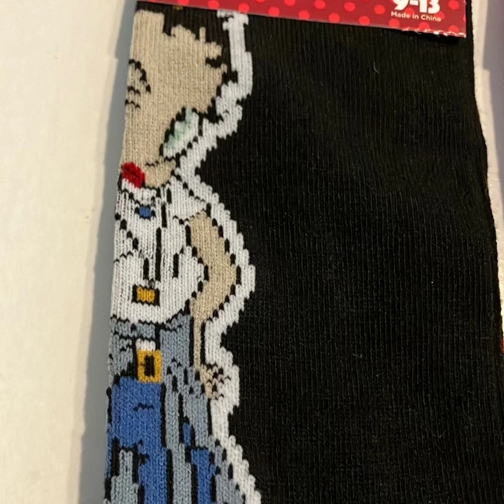 Betty Boop Casual Socks Black and Pink‎